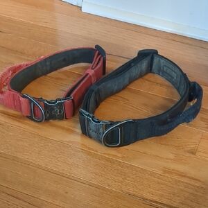 Kong Dual-Tone Red and Black Dog Collars